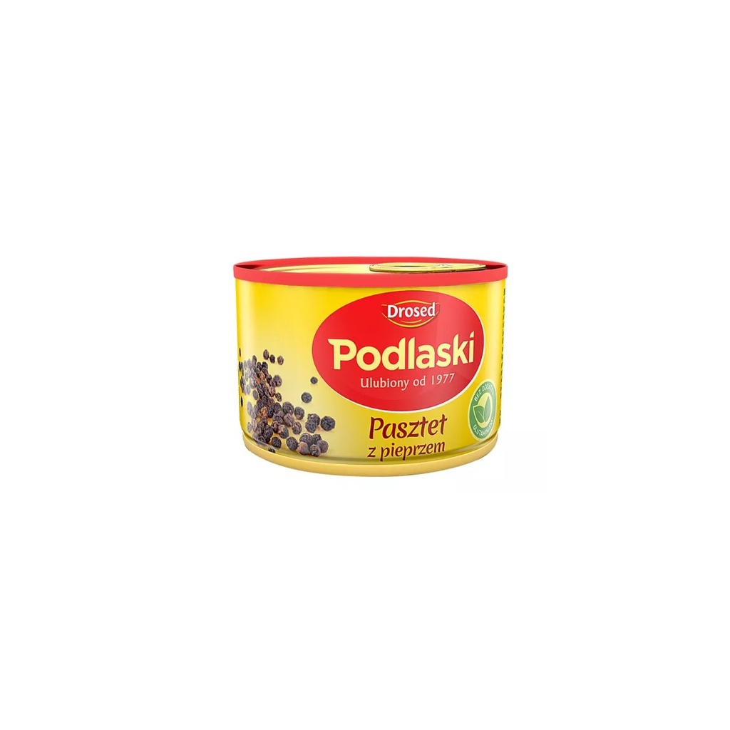 Pasztet drobiowy z pieprzem Podlaski 155g Drosed | Reksio.fr